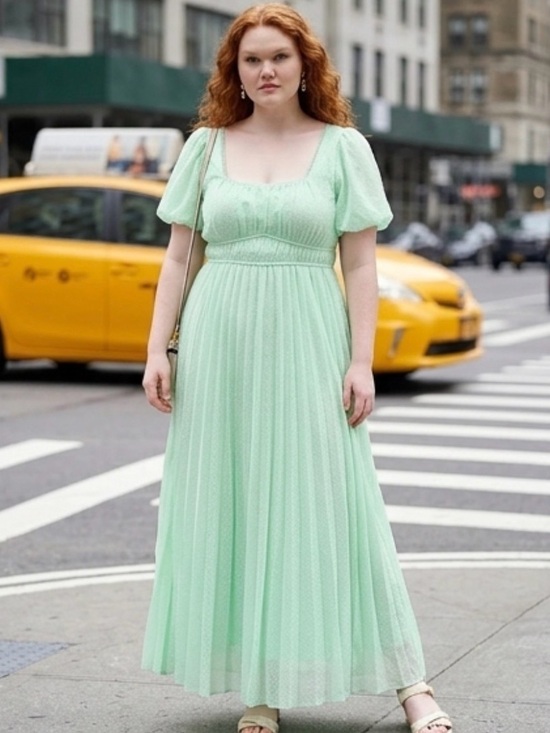 ASOS Dresses & Skirts - ASOS PLEATED MAXI DRESS     LIKE NEW